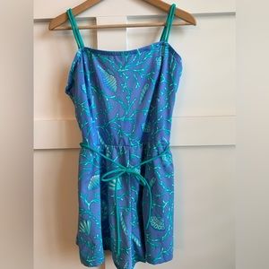 Vintage Sea wave swim romper size 14